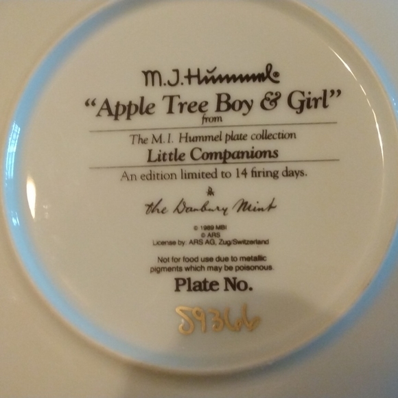 Hummel Plate collection - Picture 5 of 6